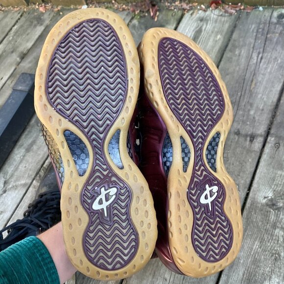 2016 Nike Air Foamposite One Maroon Mens Size 9 - Picture 9 of 10